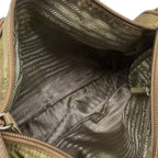 Prada Shoulder Bag Beige Brown Leather — view 7