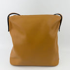 Loewe Leather Shoulder Bag Camel Silver Vintage — view 4