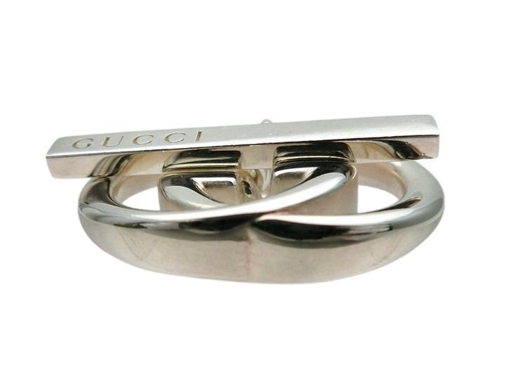Gucci Necklace Interlocking Ball Chain Silver Choker — view 3