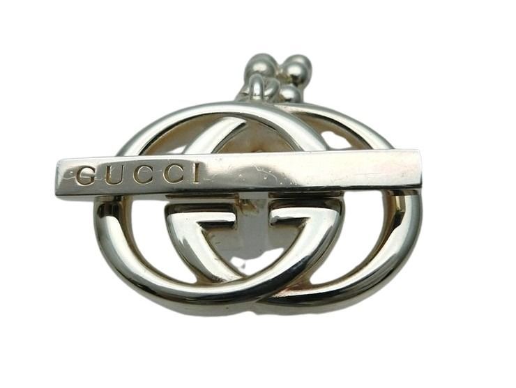 Gucci Necklace Interlocking Ball Chain Silver Choker — view 2