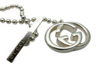 Gucci Necklace Interlocking Ball Chain Silver Choker — view 7