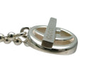 Gucci Necklace Interlocking Ball Chain Silver Choker — view 5