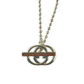 Gucci Necklace Interlocking Ball Chain Silver Choker
