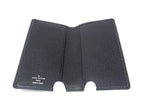 Louis Vuitton Notebook Cover Agenda Posh Black Taiga Leather — view 3