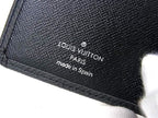 Louis Vuitton Notebook Cover Agenda Posh Black Taiga Leather — view 5