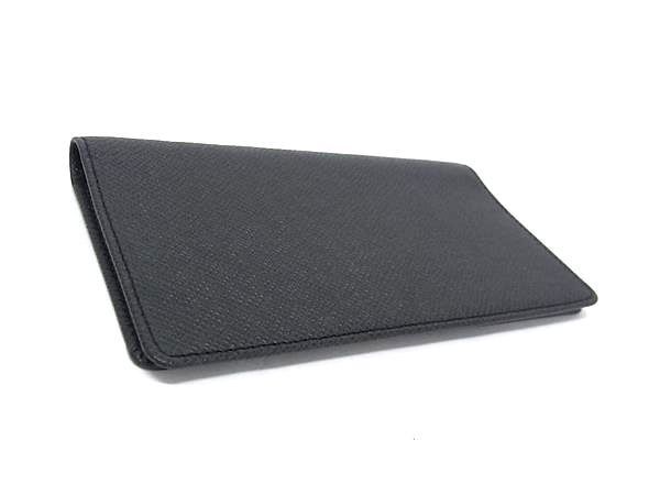 Louis Vuitton Notebook Cover Agenda Posh Black Taiga Leather — view 2