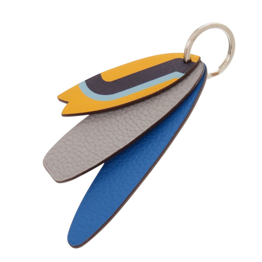 Hermes 3 Surfboard Petit Ash Togo Swift Misol Blue Gray Key Holder