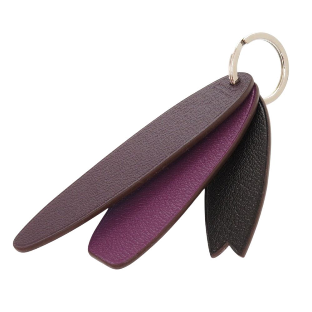 Hermes 3 Surfboard Petit Ash Togo Swift Misol Blue Gray Key Holder — view 3