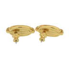 Hermes Mini Maillon White Gold Earrings — view 2