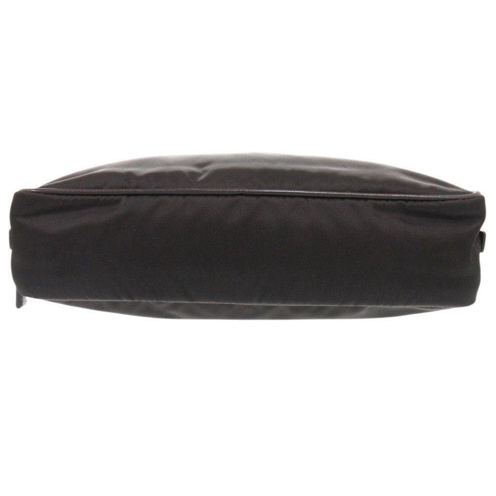 Prada Triangle Logo Nylon Black Second Pouch — view 3