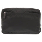 Prada Triangle Logo Nylon Black Second Pouch — view 2