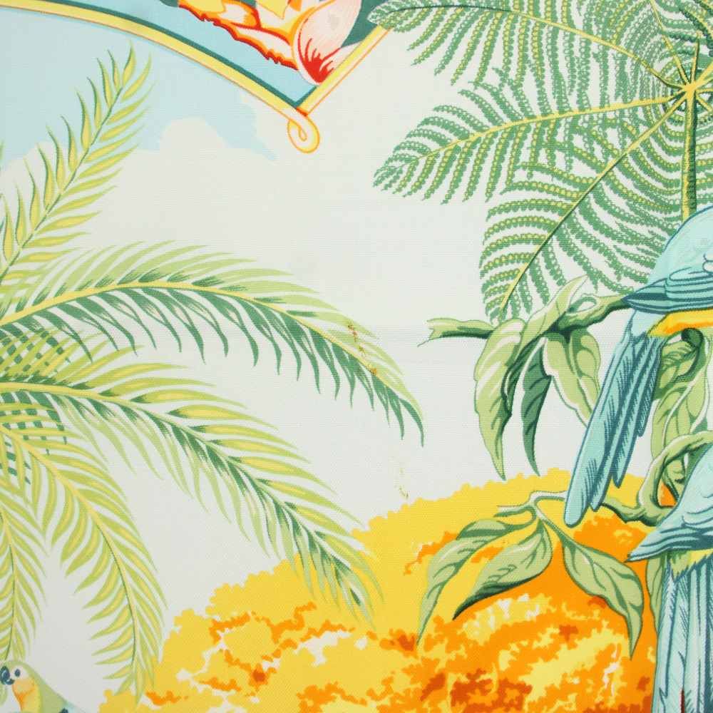 Hermes Aloha Carre 90 Scarf Silk All Over Pattern Orange TK — view 4