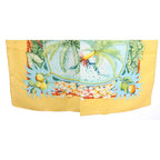 Hermes Aloha Carre 90 Scarf Silk All Over Pattern Orange TK — view 9