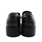 Gucci Horsebit Loafers Thick Sole Leather 36.5 Black — view 3