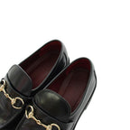 Gucci Horsebit Loafers Thick Sole Leather 36.5 Black — view 7