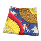Hermes Casoues Et Plumets Faceless Helmet Carre 90 Scarf Silk All Over Pattern — view 2