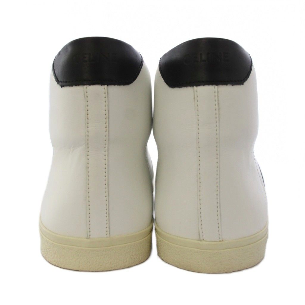 Celine Sneakers High Cut Leather 44 White — view 3