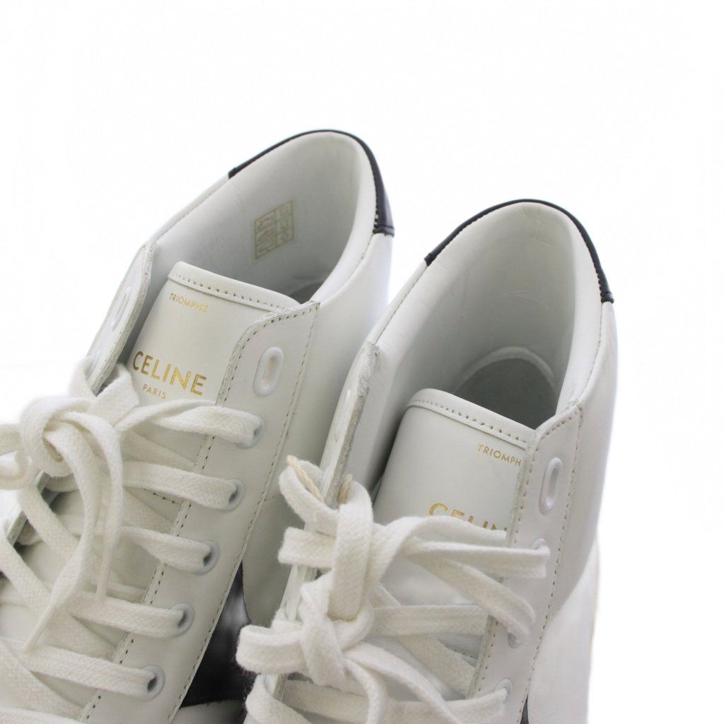 Celine Sneakers High Cut Leather 44 White — view 7
