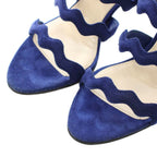 Prada Sandals Suede 36.5 Blue — view 6