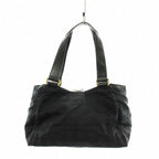 Chanel New Travel Line CC Logo Handbag Nylon Leather Black — view 2