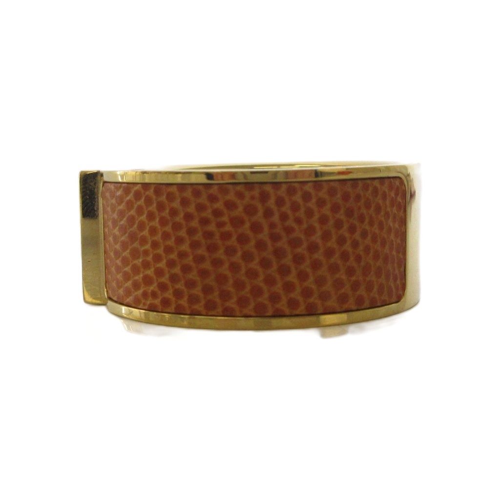 Hermes Loquet Bangle Watch Quartz Gold Color KH — view 3