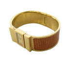 Hermes Loquet Bangle Watch Quartz Gold Color KH — view 2