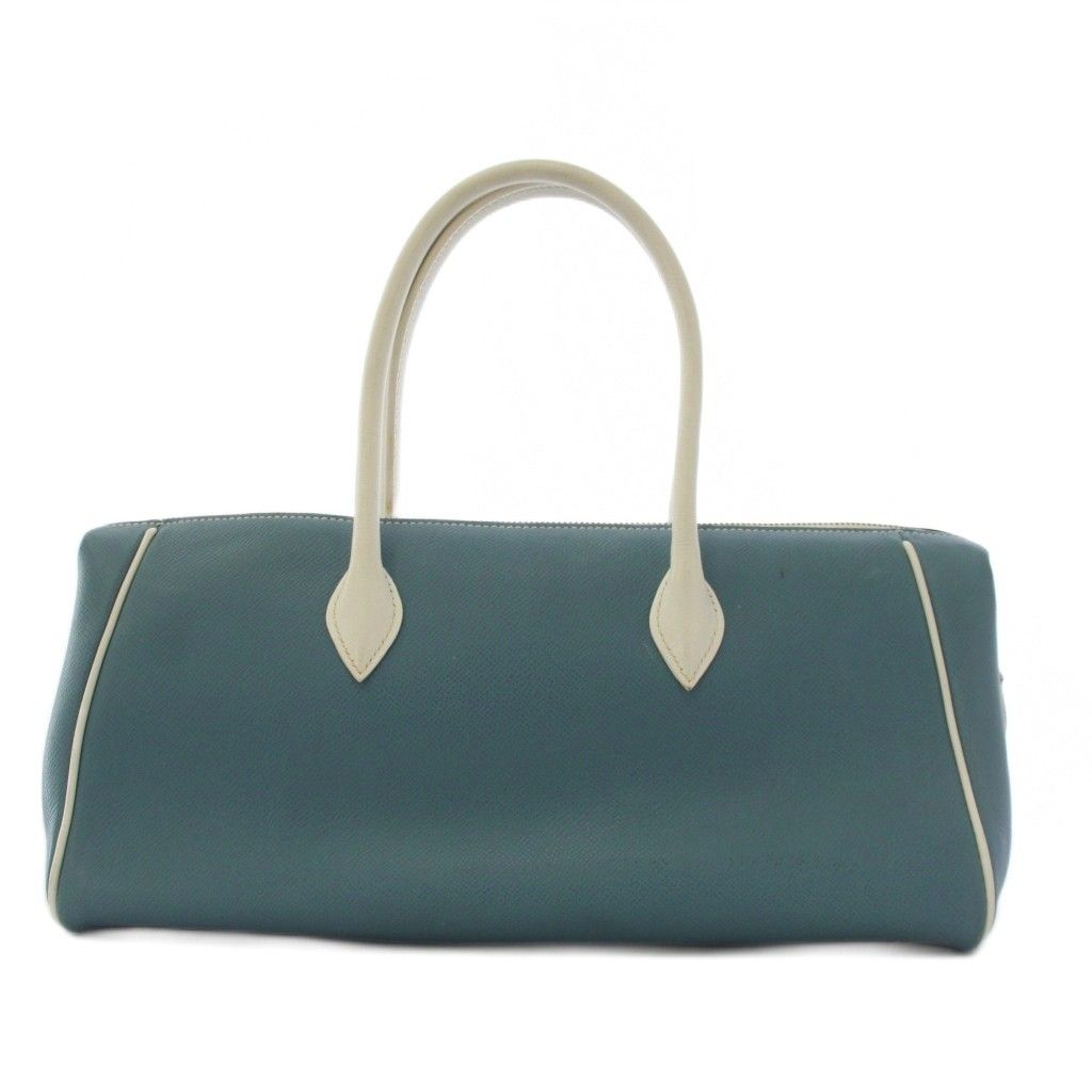 Hermes Paris Bombay 40 Handbag Epsom Leather Blue KH — view 3