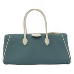 Hermes Paris Bombay 40 Handbag Epsom Leather Blue KH
