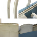 Hermes Paris Bombay 40 Handbag Epsom Leather Blue KH — view 8