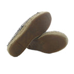 Chanel Slip Ons Tweed CC Logo Espadrilles 36 Gray Black White Slipper — view 4