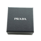 Prada Saffiano Leather Metal Key Ring Key Holder Blue — view 5