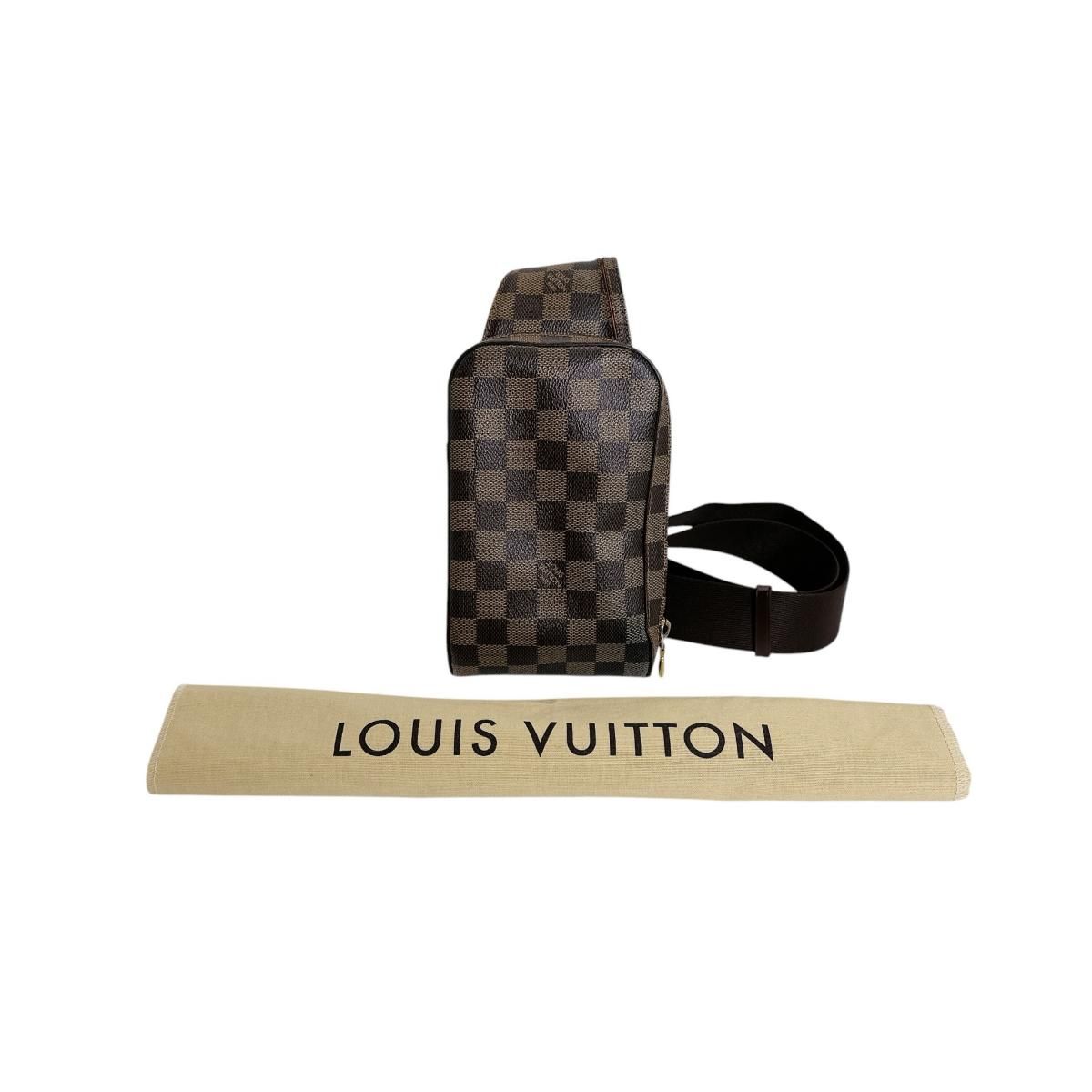 Louis Vuitton Crossbody Waist Pouch Geronimos Belt Bag Brown