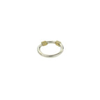Tiffany & Co Band Width Wires Ring 925 Sterling Silver Gold — view 6