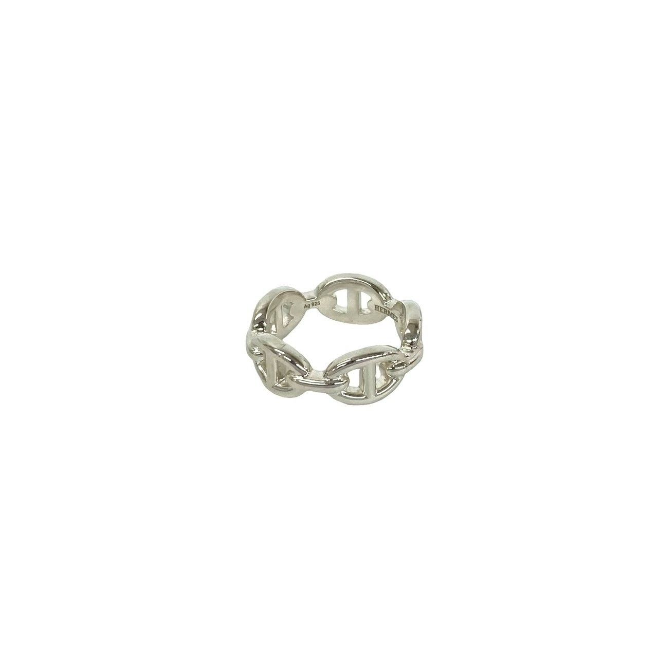 Hermes Chaine D'ancre Ring 925 Sterling Silver — view 5