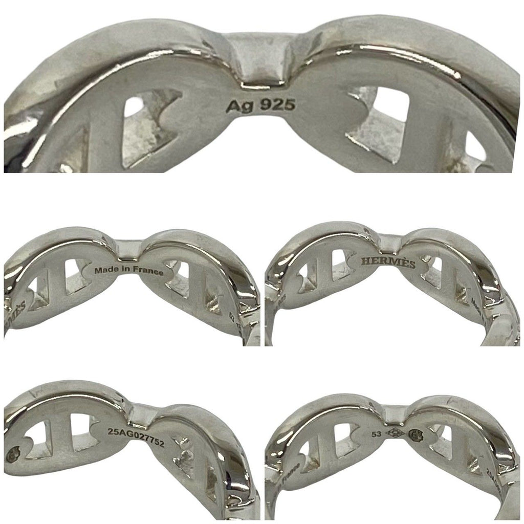 Hermes Chaine D'ancre Ring 925 Sterling Silver — view 3