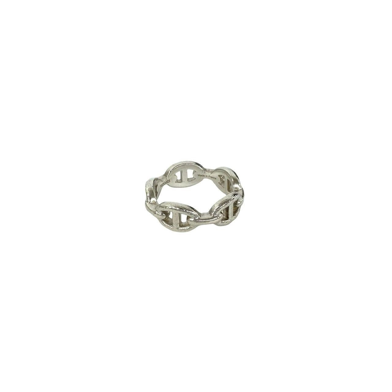 Hermes Chaine D'ancre PM Ring 925 Sterling Silver — view 4