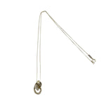 Tiffany & Co Twist Knot Rope Necklace 925 Sterling Silver Gold — view 5