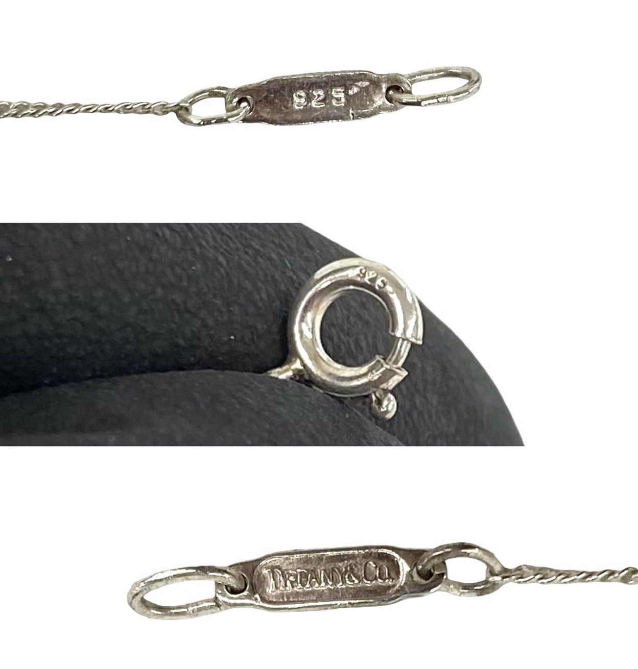 Tiffany & Co Twist Knot Rope Necklace 925 Sterling Silver Gold — view 3