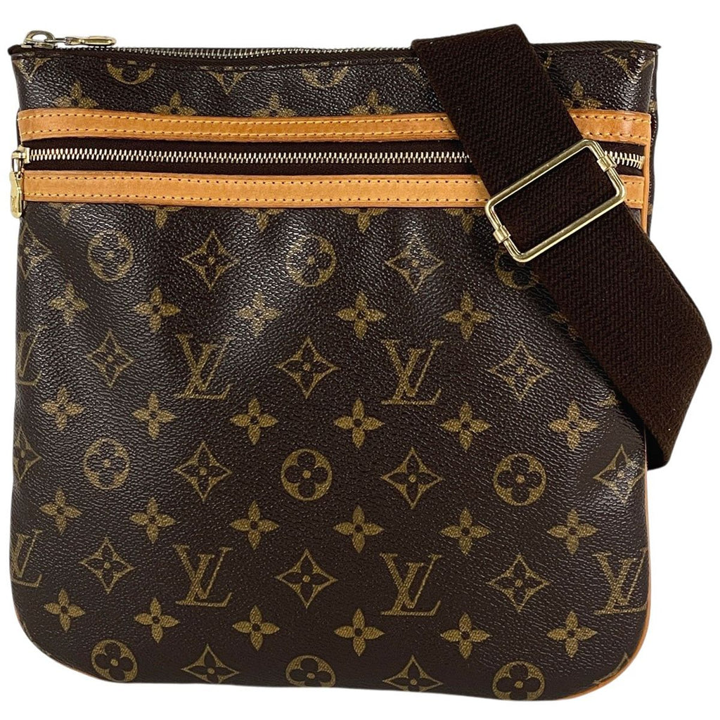 Louis Vuitton Pochette Bosford Shoulder Bag Monogram Brown
