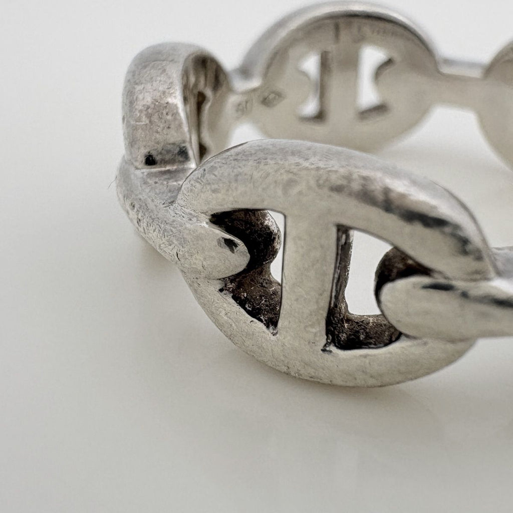 Hermes Chaine D'ancre PM Ring 925 Sterling Silver — view 4
