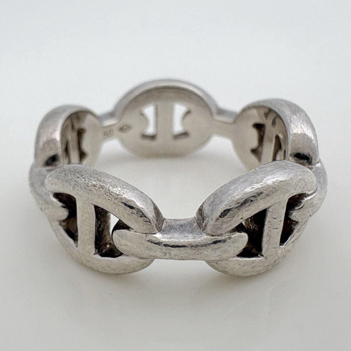 Hermes Chaine D'ancre PM Ring 925 Sterling Silver — view 3