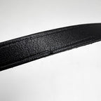 Hermes Hapi 3 Bracelet Quadruple Strand Choker Leather Black — view 3