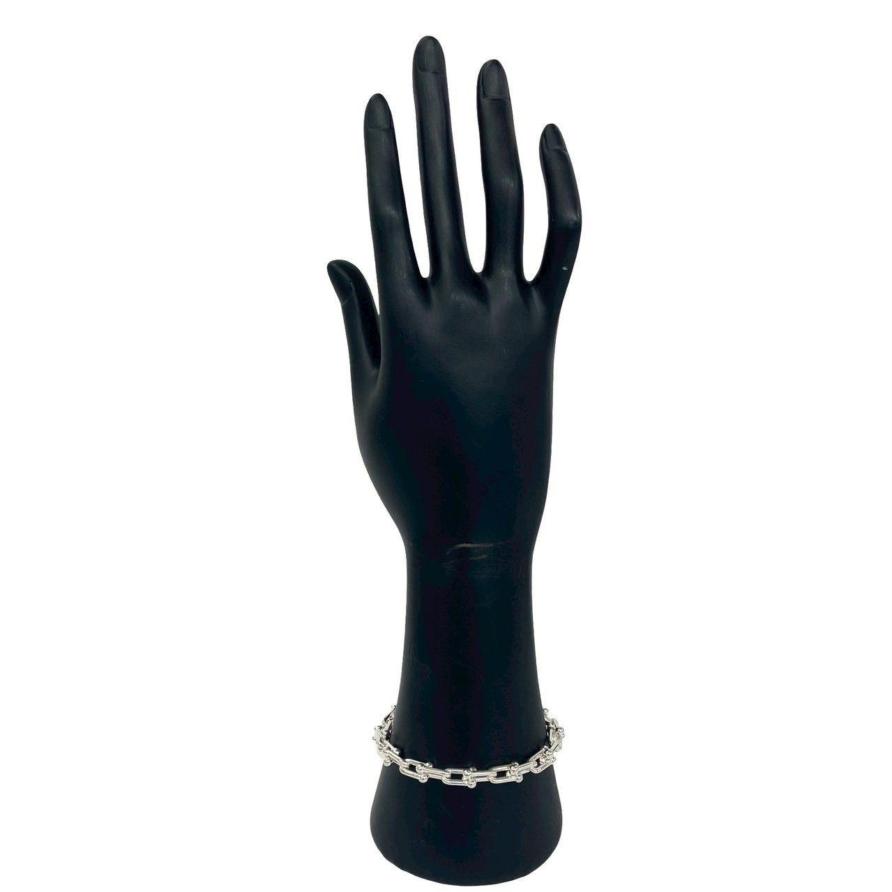 Tiffany & Co Small Link Bracelet 925 Sterling Silver Chain Bangle — view 2