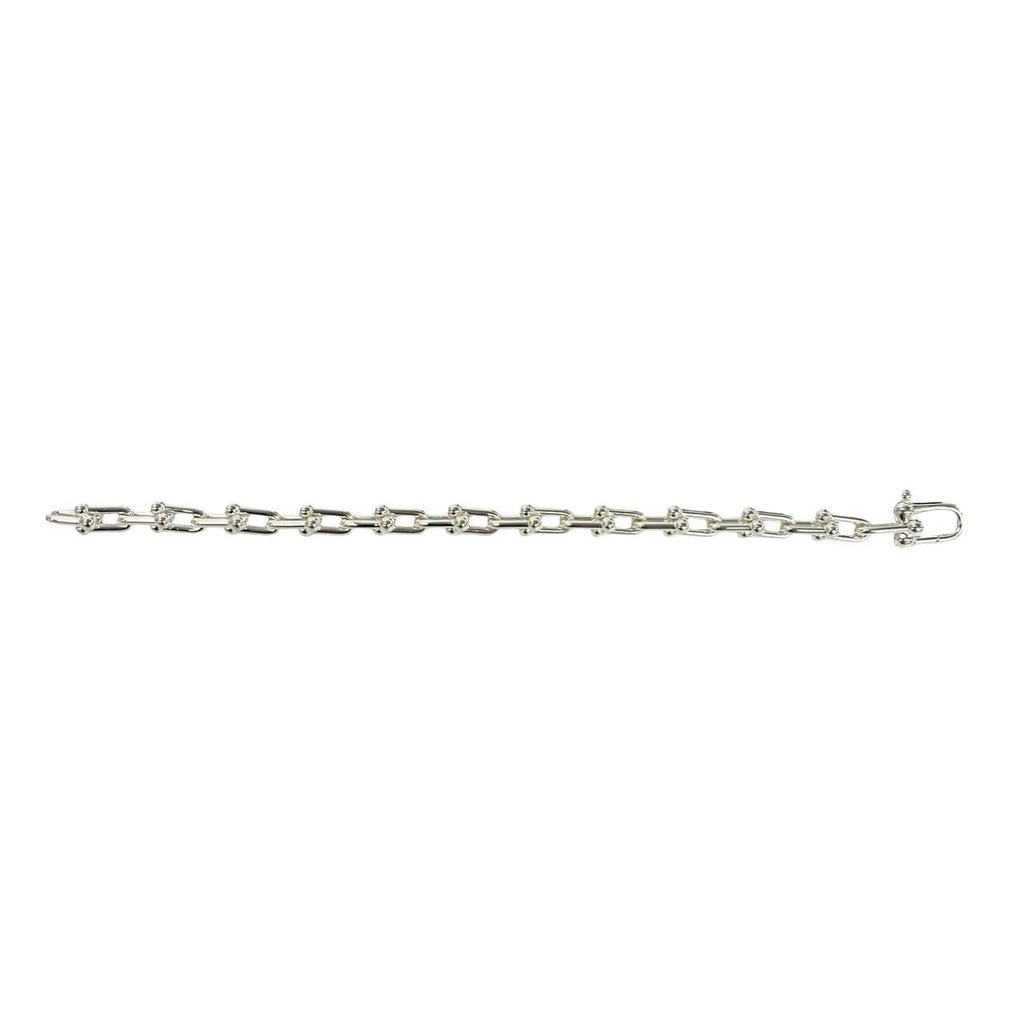 Tiffany & Co Small Link Bracelet 925 Sterling Silver Chain Bangle — view 6