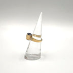 Louis Vuitton Bague Gambling Glass Clear Gold Purple Ring — view 6