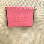 Gucci Micro Guccissima 2-Way Shoulder Leather Pink Handbag Gold — view 4