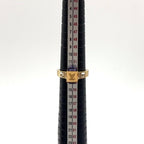 Louis Vuitton Bague Gambling Glass Clear Gold Purple Ring — view 9
