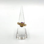 Louis Vuitton Bague Gambling Glass Clear Gold Purple Ring — view 5