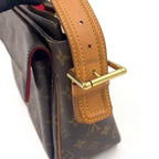 Louis Vuitton GM Monogram Leather Brown Light Shoulder Bag Gold — view 7