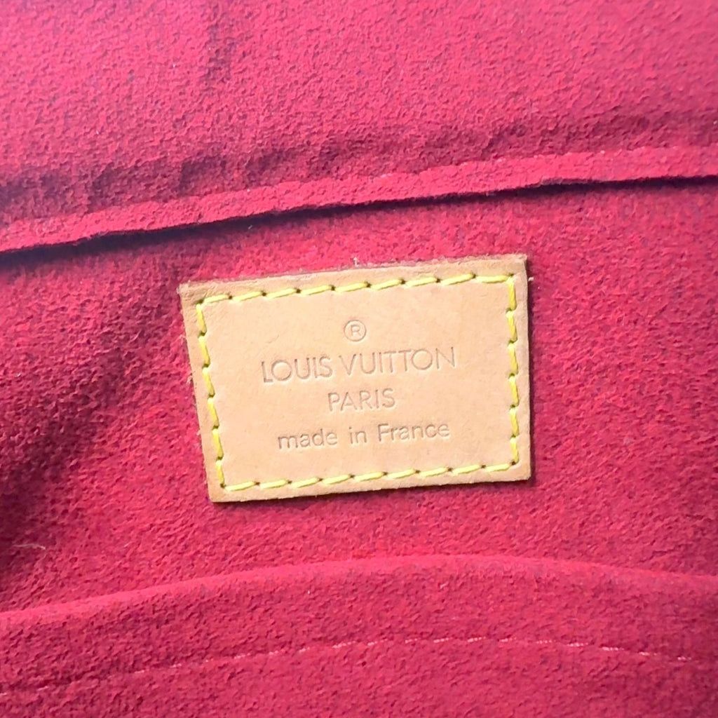 Louis Vuitton GM Monogram Leather Brown Light Shoulder Bag Gold — view 4